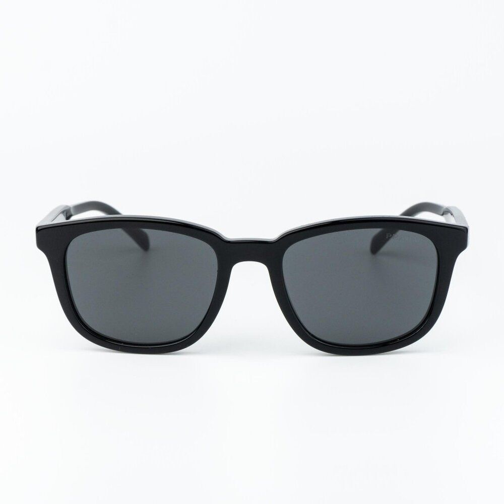 Prada Women Sunglasses Black Grey Square PRA21S 16K08Z NEW AUTHENTIC